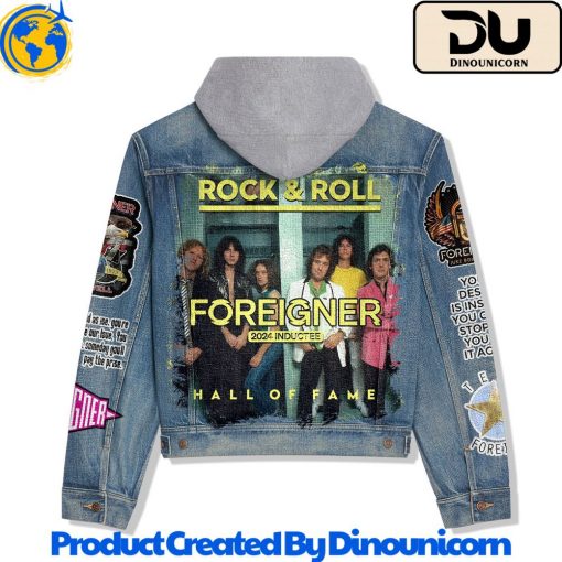 Foreigner Hooded Denim Jacket