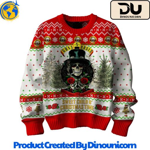 Guns N Roses Ugly Christmas Sweater