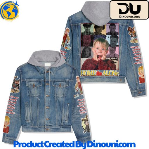 Home Alone Hooded Denim Jacket