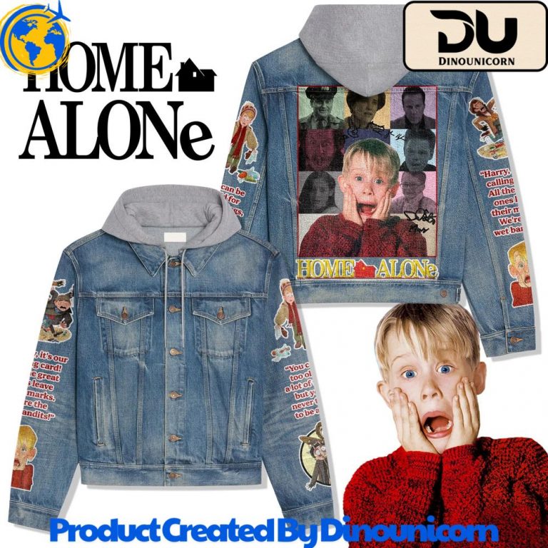 Home Alone Hooded Denim Jacket