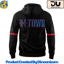 Houston Texans NFL Blue on Black Hoodie