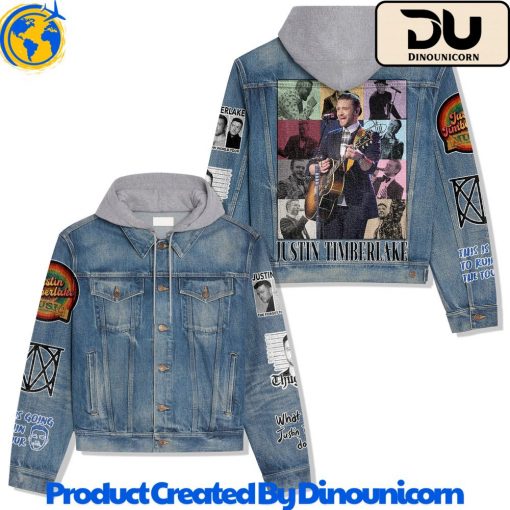 Justin Timberlake Hooded Denim Jacket