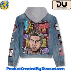 LCD Soundsystem Hooded Denim Jacket