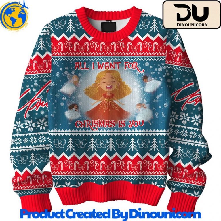 Mariah Carey Ugly Christmas Sweater