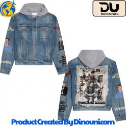 Matthew Perry Hooded Denim Jacket