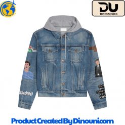 Matthew Perry Hooded Denim Jacket