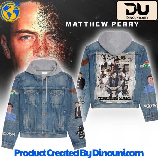 Matthew Perry Hooded Denim Jacket