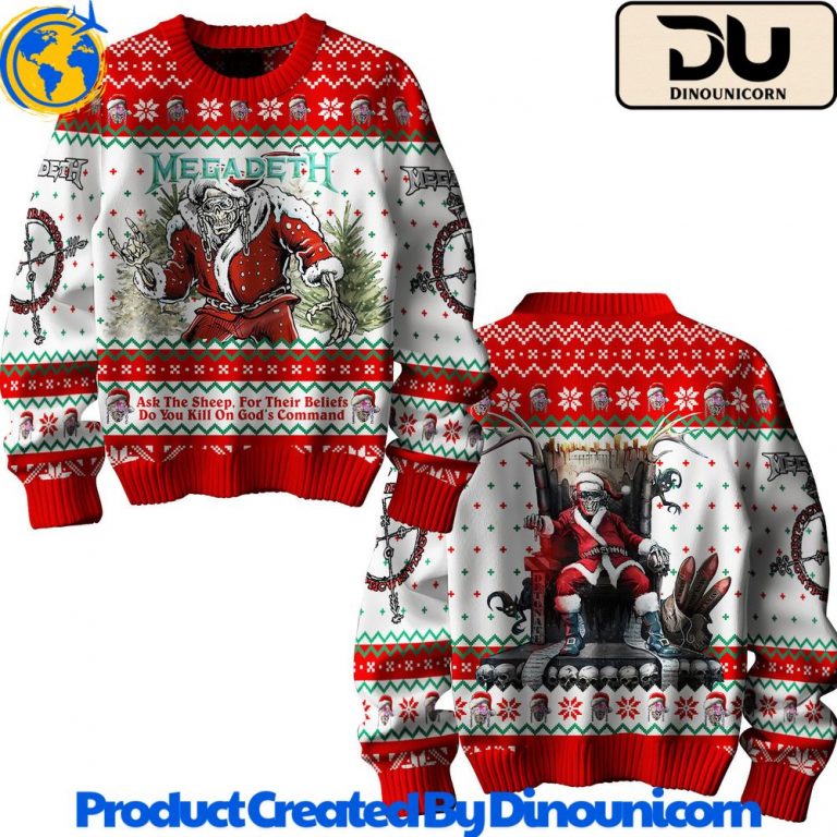 Megadeth Ugly Christmas Sweater