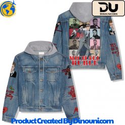 Michael Buble Hooded Denim Jacket