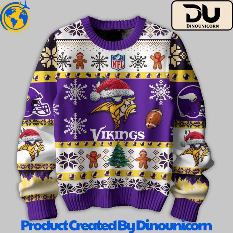 Minnesota Vikings NFL Ugly Christmas Sweater