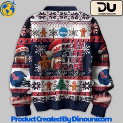 Ole Miss Rebels Football NCAA Ugly Christmas Sweater