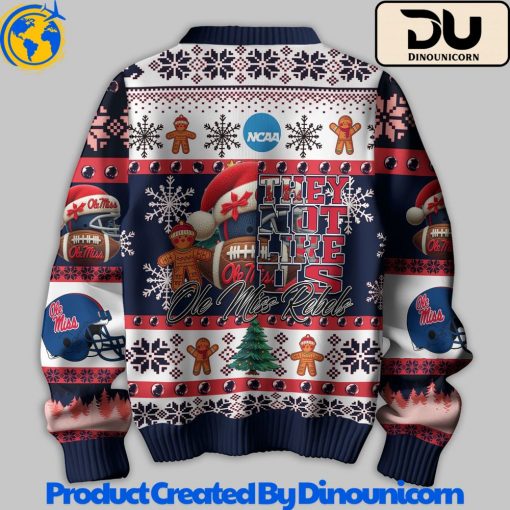 Ole Miss Rebels Football NCAA Ugly Christmas Sweater