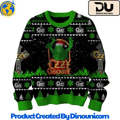 Ozzy Osbourne Ugly Christmas Sweater