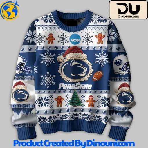 Penn State Nittany Lions Football NCAA Ugly Christmas Sweater