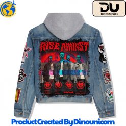 Rise Against Hooded Denim Jacket