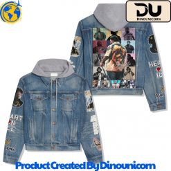 Rod Wave Last Lap Hooded Denim Jacket