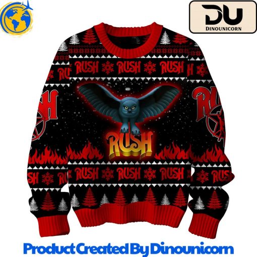 Rush Rock Band Ugly Christmas Sweater