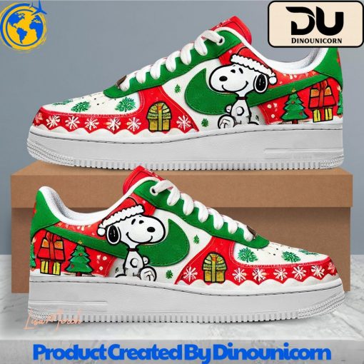 Snoopy Merry Christmas Air Force 1 Sneaker