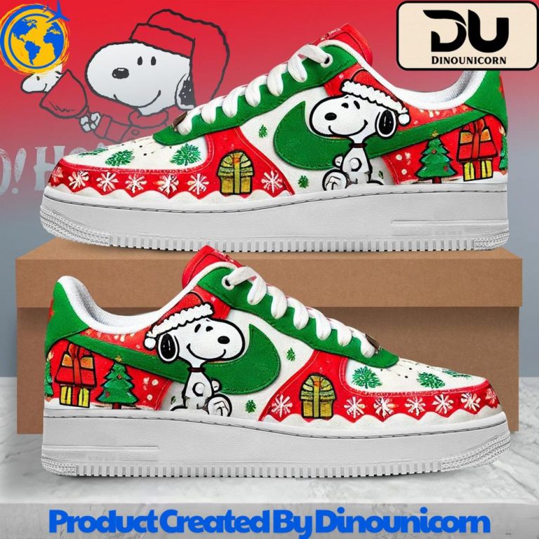 Snoopy Merry Christmas Air Force 1 Sneaker