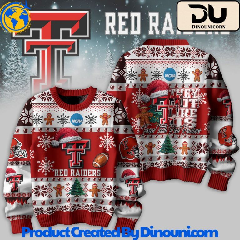 Texas Tech Red Raiders Football NCAA Ugly Christmas Sweater