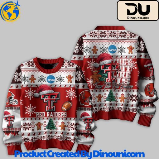 Texas Tech Red Raiders Football NCAA Ugly Christmas Sweater