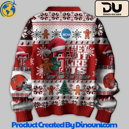 Texas Tech Red Raiders Football NCAA Ugly Christmas Sweater