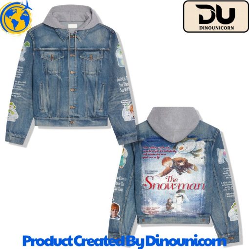 The Snowman Hooded Denim Jacket