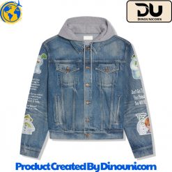 The Snowman Hooded Denim Jacket