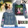 The Grinch Merry Christmas Hooded Denim Jacket