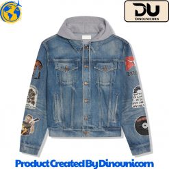 Zach Bryan Hooded Denim Jacket