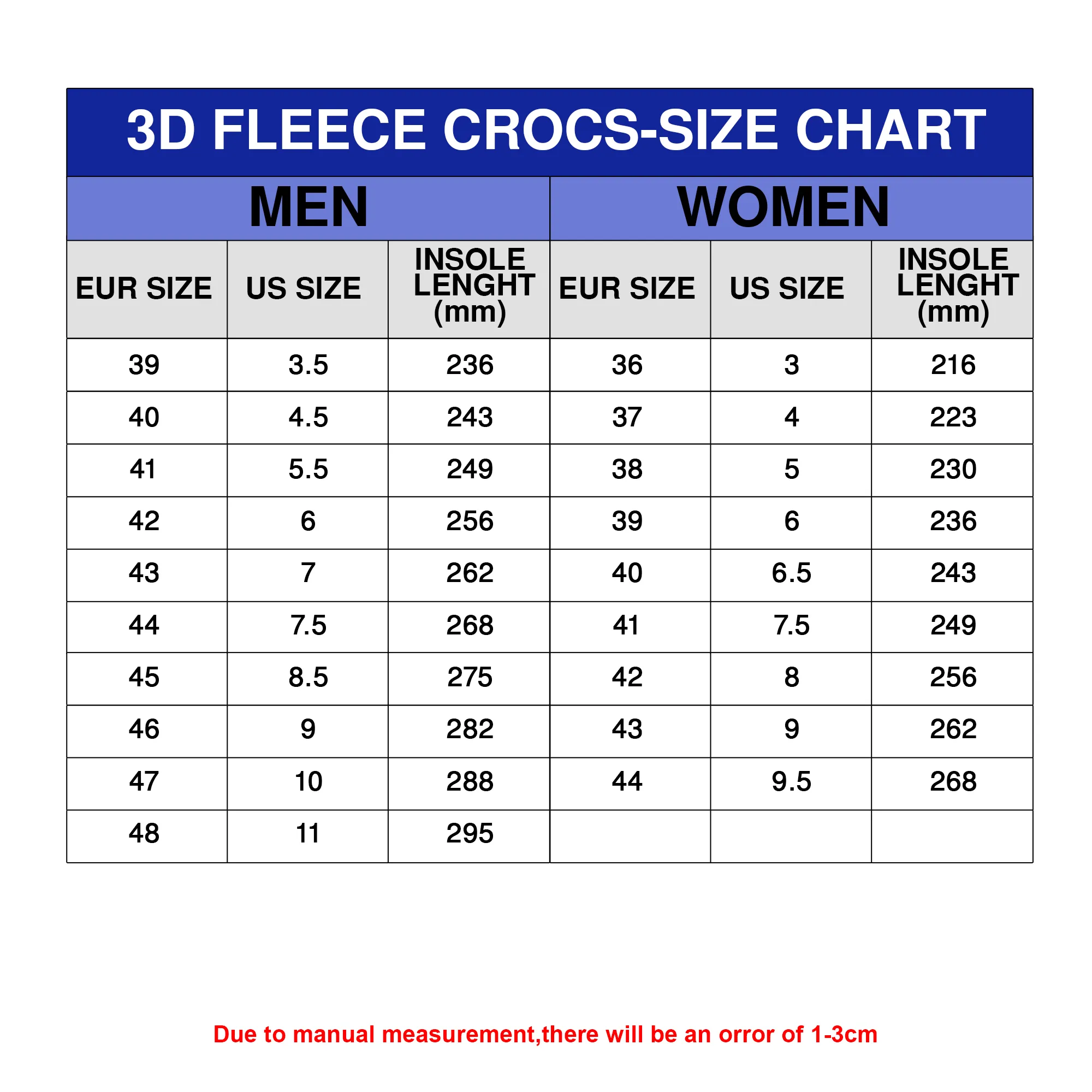 Fleece Crocs