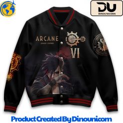 Arcane League of Legends Baseball Jacket