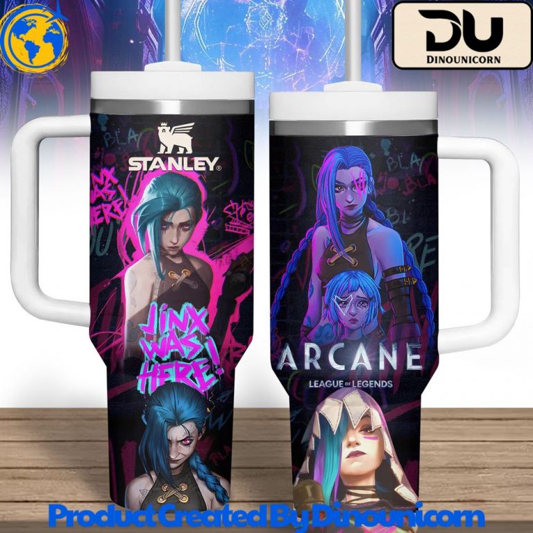 Arcane League of Legends Stanley Tumbler Cup