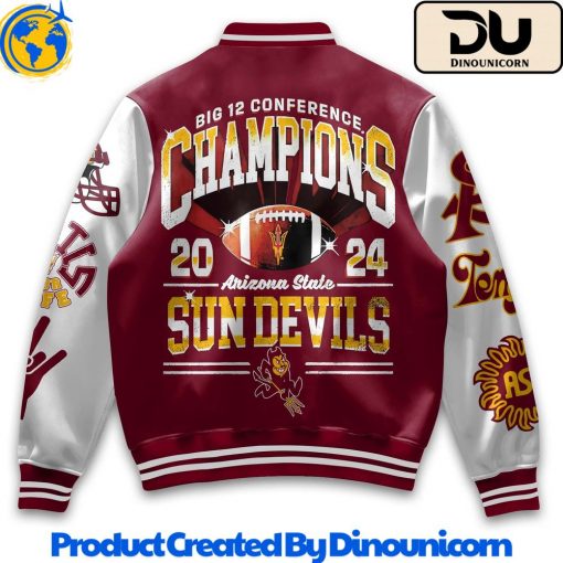 Arizona State Sun Devils Football NCAA Baseball Jacket