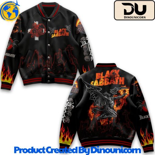 Black Sabbath Baseball Jacket