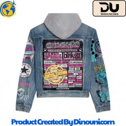 Blink182 Hooded Denim Jacket