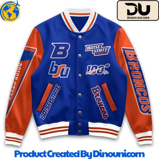 Boise State Broncos Football NCAA Baseball Jacket