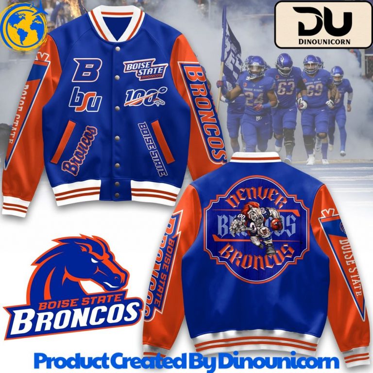 Boise State Broncos Football NCAA Baseball Jacket