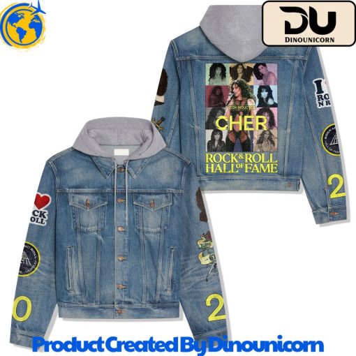 Cher Hooded Denim Jacket