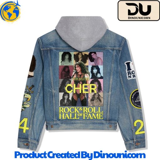 Cher Hooded Denim Jacket