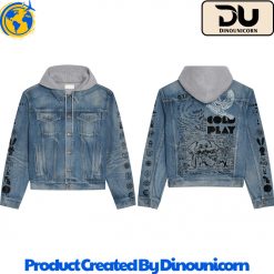 Coldplay Hooded Denim Jacket