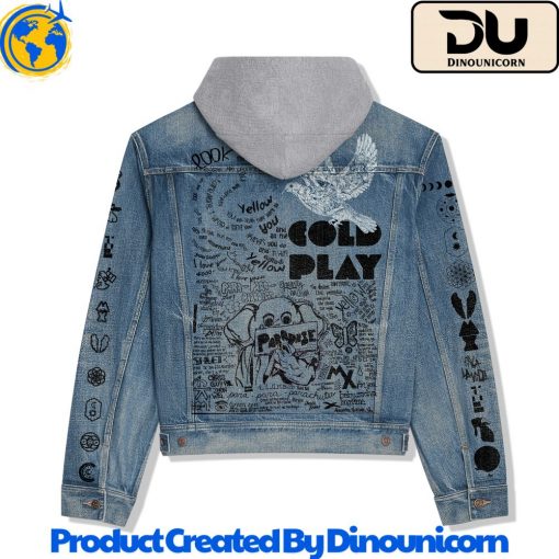 Coldplay Hooded Denim Jacket