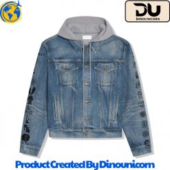 Coldplay Hooded Denim Jacket