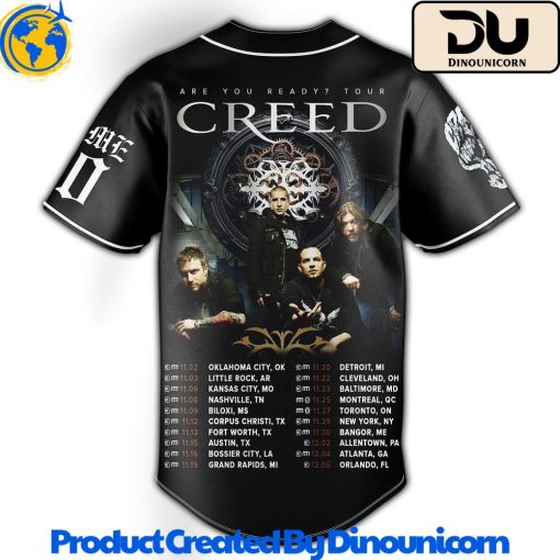 Creed Tour Baseball Jersey