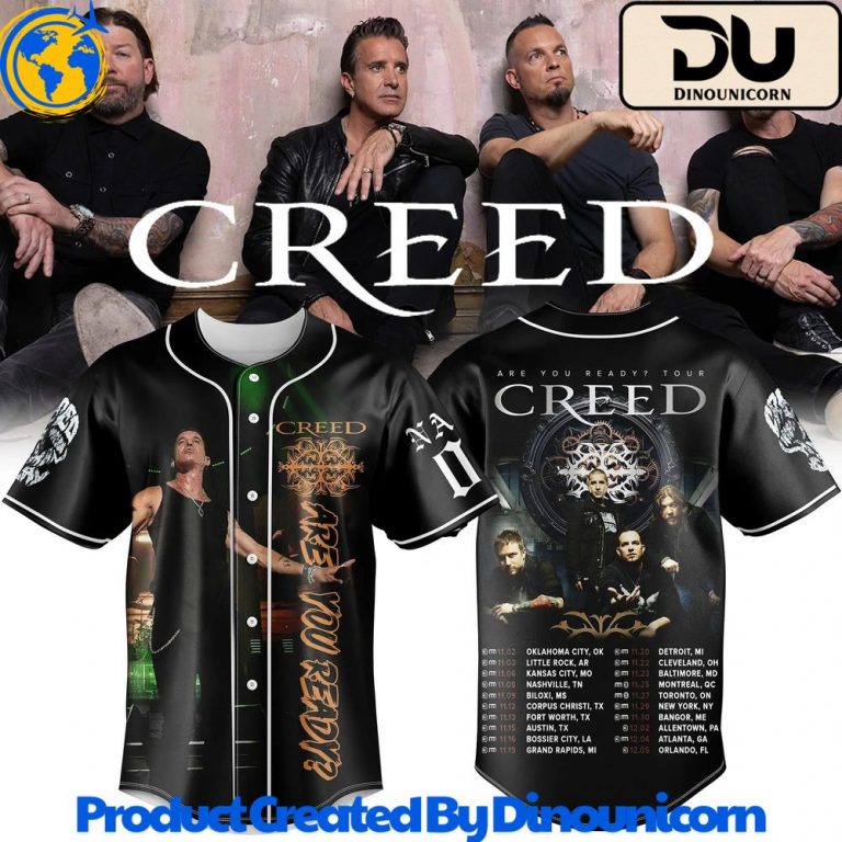 Creed Tour Baseball Jersey