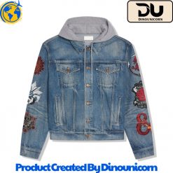 Dungeon Dragons Hooded Denim Jacket