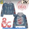 Disturbed Hooded Denim Jacket