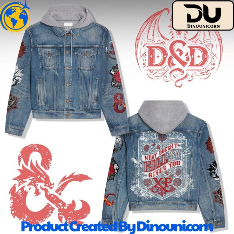 Dungeon & Dragons Hooded Denim Jacket