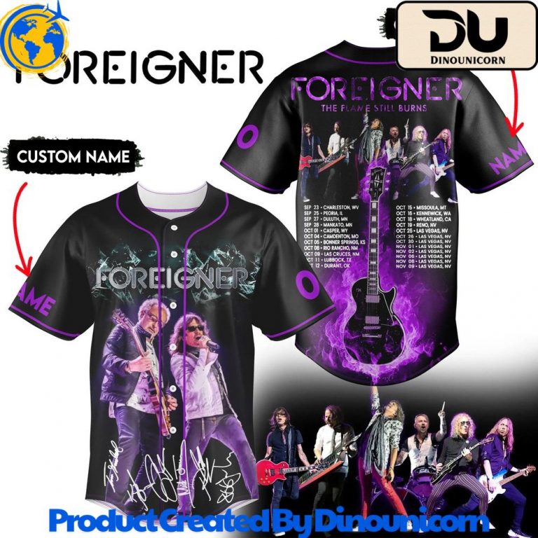 Foreigner Baseball Jersey