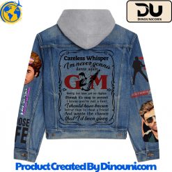 George Michael Hooded Denim Jacket